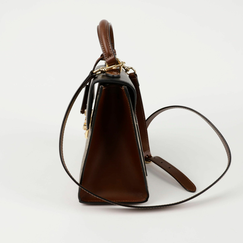 GUCCI 槳形鎖扣小號頂部提把手提單肩包 453188-2