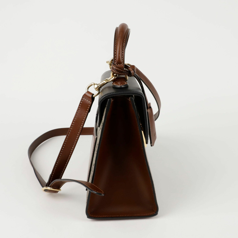 GUCCI 槳形鎖扣小號頂部提把手提單肩包 453188-4