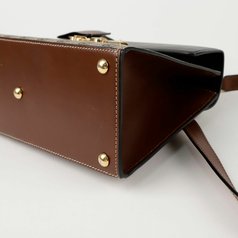 GUCCI 槳形鎖扣小號頂部提把手提單肩包 453188-8