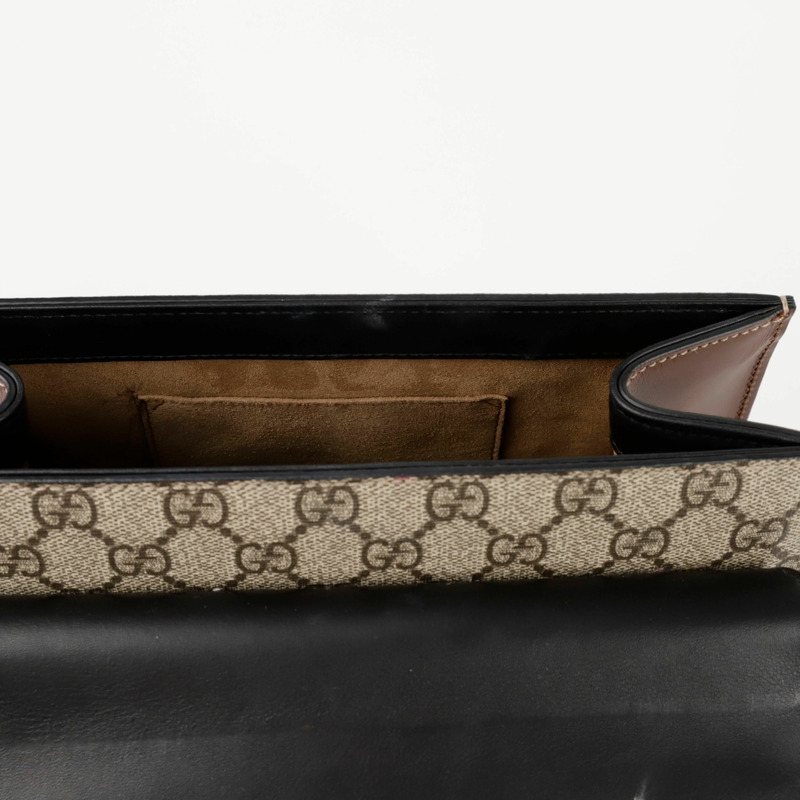 GUCCI 槳形鎖扣小號頂部提把手提單肩包 453188-13