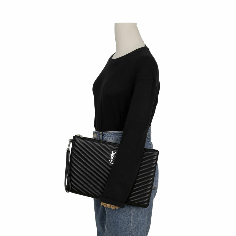 SAINT LAURENT Monogram 資料夾 440222-12