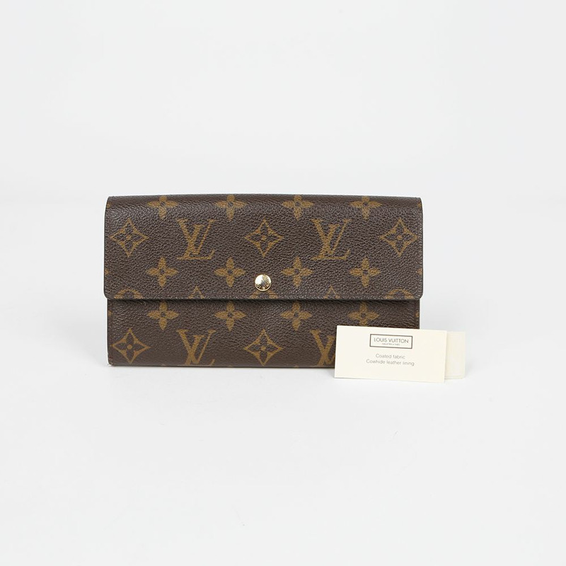 LOUIS VUITTON Sahara 長版皮夾 M61734-0