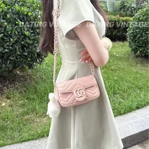 大全配🈶24年購證❤️ gucci #陶瓷粉 #馬蒙 #mini #marmont