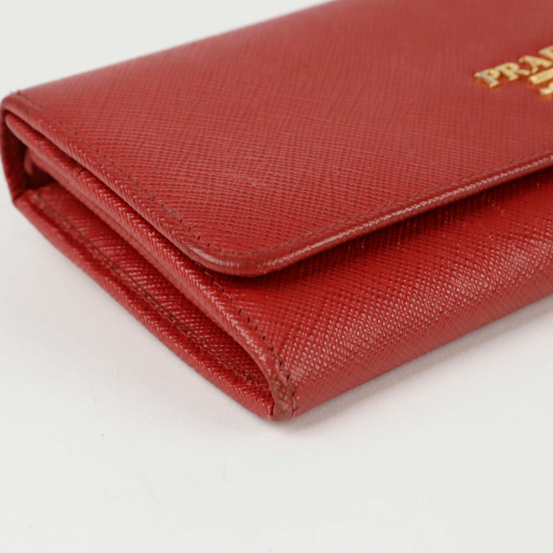 PRADA 1M1132 金屬Logo長錢包-6