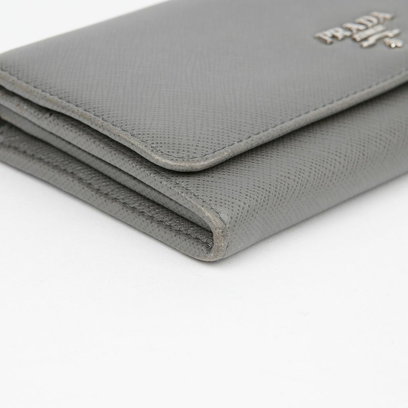 PRADA 1M1132 金屬Logo長錢包-8