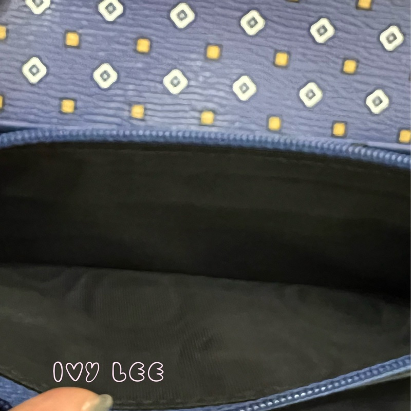 GUCCI 古馳 256348 互扣式掀蓋 長皮夾 藍色皮革 長夾 正品 二手精品-10