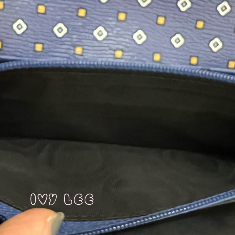 GUCCI 古馳 256348 互扣式掀蓋 長皮夾 藍色皮革 長夾 正品 二手精品-11