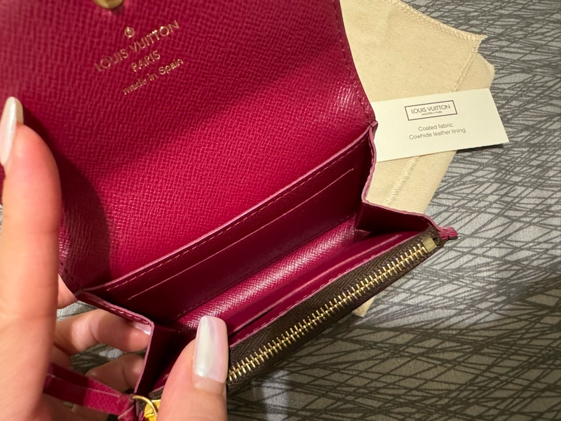 LV豆豆零錢卡包/LV老花零錢包/路易威登零錢包/Louis Vuitton錢包/LV零錢包-12