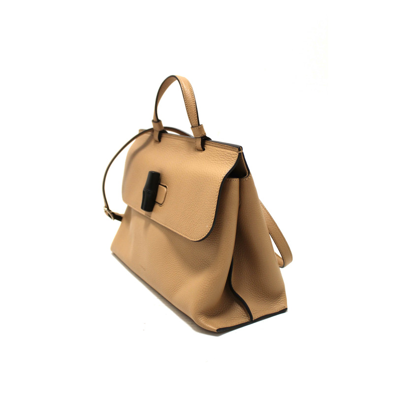 Gucci Bamboo Daily Top Handle Caramel Handbag-2