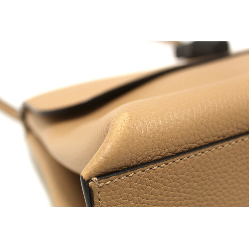 Gucci Bamboo Daily Top Handle Caramel Handbag-6