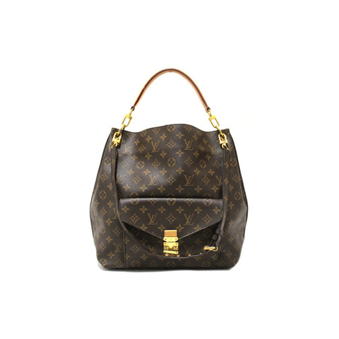Louis Vuitton Classic Monogram Canvas Metis Tote Shoulder Bag