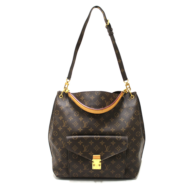 Louis Vuitton Classic Monogram Canvas Metis Tote Shoulder Bag-1