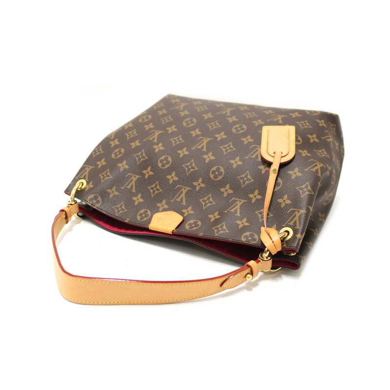 Louis Vuitton Classic Monogram Graceful PM Hobo Shoulder Bag-12