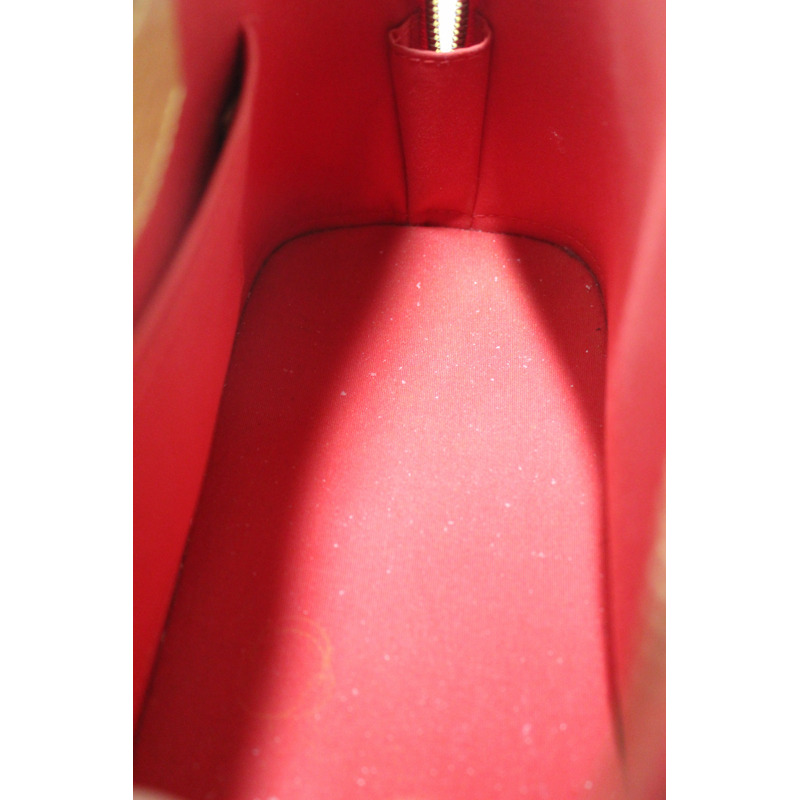 Louis Vuitton Red Vernis Leather Alma BB Hand/Crossbody Bag-13