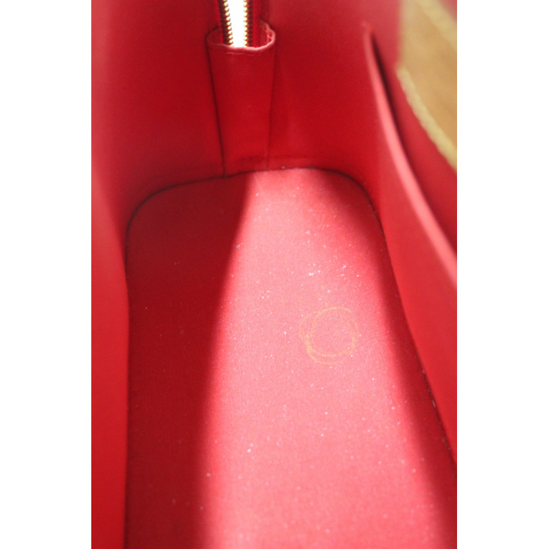 Louis Vuitton Red Vernis Leather Alma BB Hand/Crossbody Bag-14