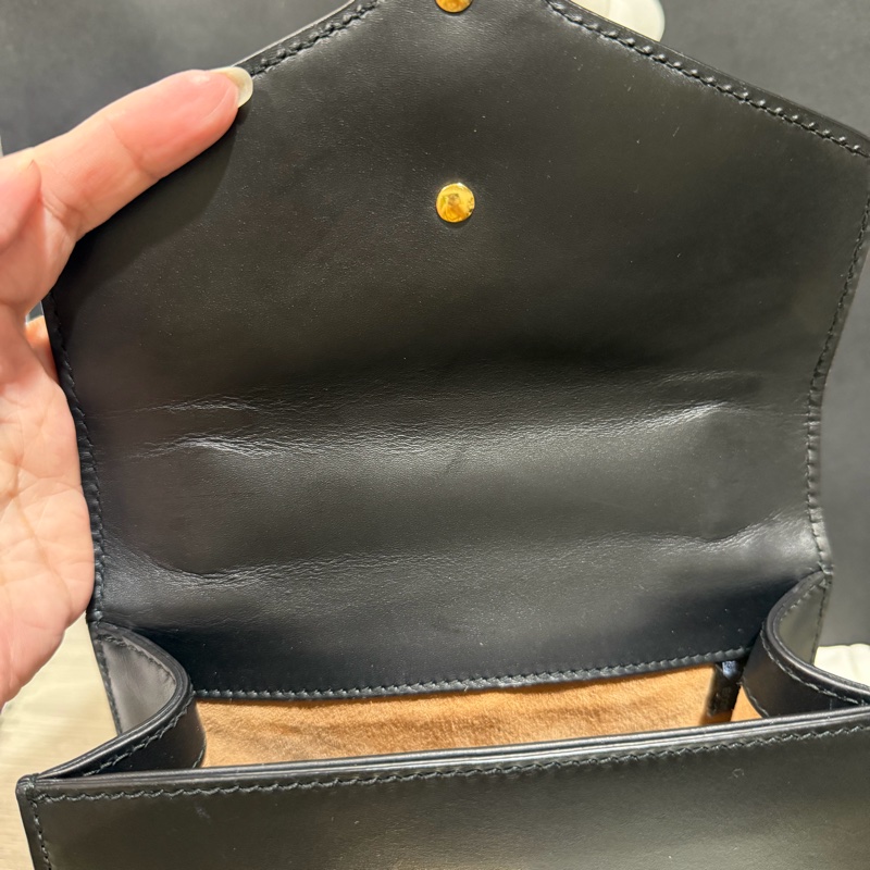 Gucci 經典sylvie 鏈條斜背包🌹-18