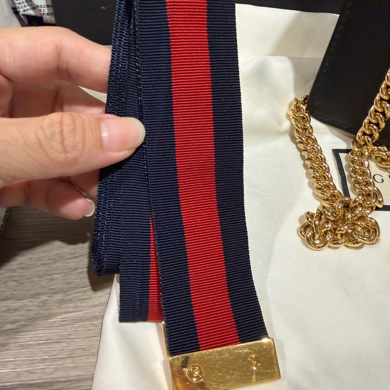 Gucci 經典sylvie 鏈條斜背包🌹-22