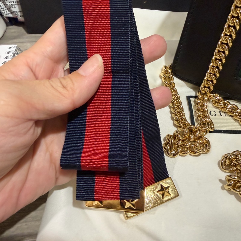 Gucci 經典sylvie 鏈條斜背包🌹-23