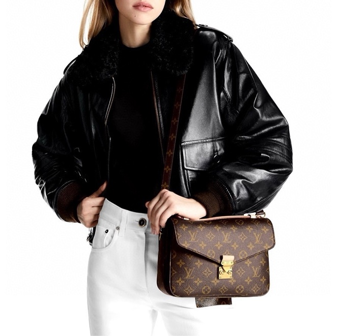 LV路易威登 經典老花郵差包-4