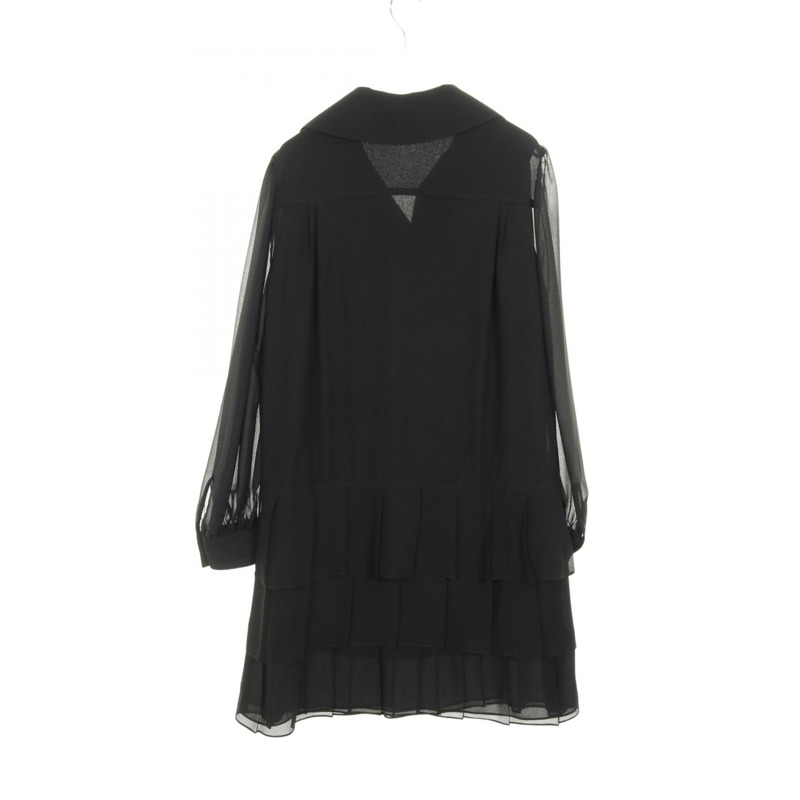 SEE BY CHLOE 層疊洋裝 聚酯黏膠混紡 黑色 二手 女款 #36-1