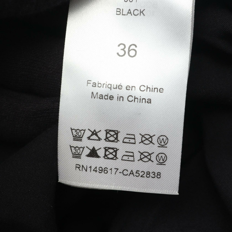 SEE BY CHLOE 層疊洋裝 聚酯黏膠混紡 黑色 二手 女款 #36-4