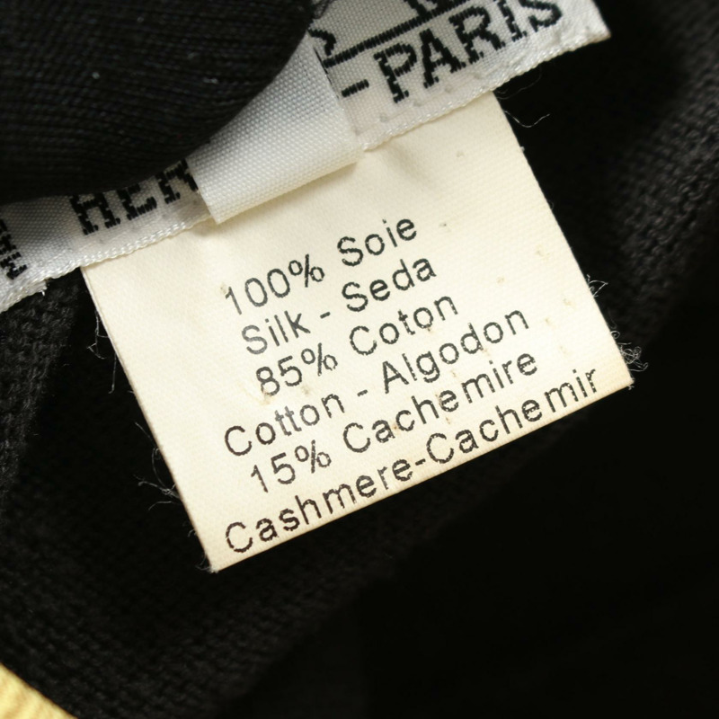 HERMES Twillaines Poste et Cavalerie Polo 衫上衣絲棉羊絨 #S-3