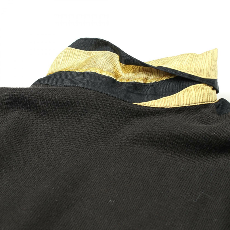 HERMES Twillaines Poste et Cavalerie Polo 衫上衣絲棉羊絨 #S-10