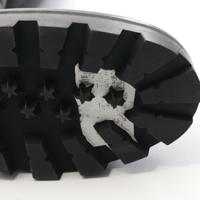 JIMMY CHOO 黑色真皮機車短靴，二手女款 #39-6