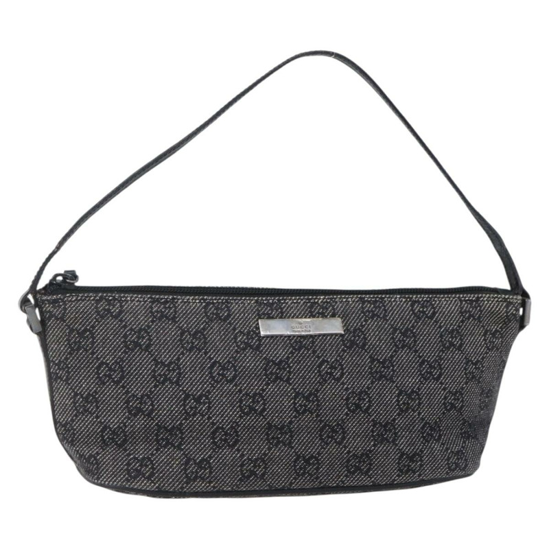 【日本直送】GUCCI GG帆布配件包 灰色銀色 07198 正品 150991-0