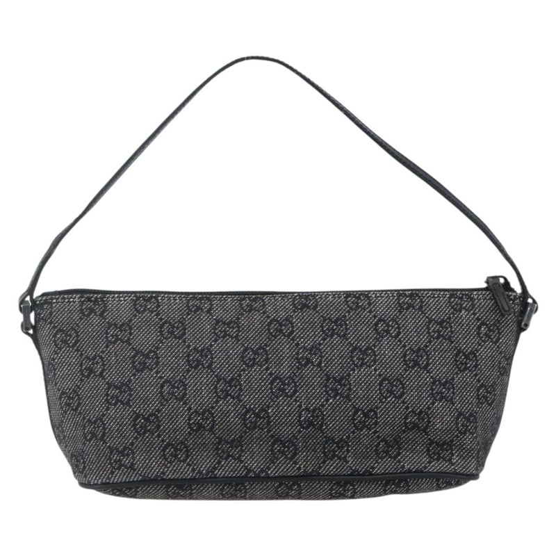 【日本直送】GUCCI GG帆布配件包 灰色銀色 07198 正品 150991-2