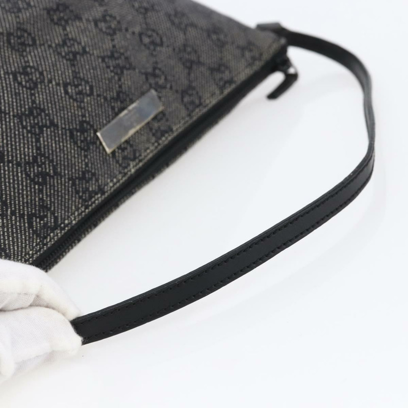 【日本直送】GUCCI GG帆布配件包 灰色銀色 07198 正品 150991-6