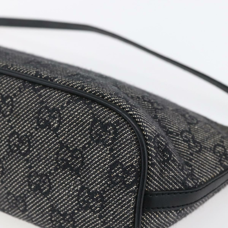 【日本直送】GUCCI GG帆布配件包 灰色銀色 07198 正品 150991-9