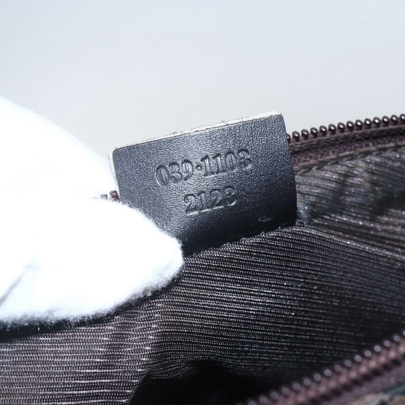 【日本直送】GUCCI GG帆布配件包 深棕色 039 1103 2123 正品號 150989-18