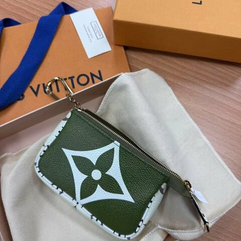 Louis Vuitton 路易威登 牛油果綠 小麻將 手提包
