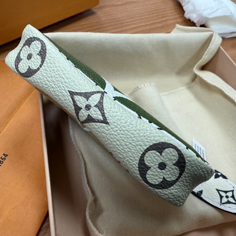 Louis Vuitton 路易威登 牛油果綠 小麻將 手提包-5