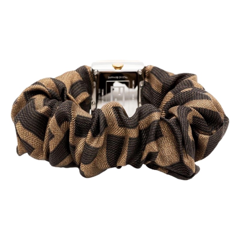 FENDI 芬迪 Fendimania Baguette FF 錶圈 長方形 瑞士製 腕錶 女錶 手錶-7