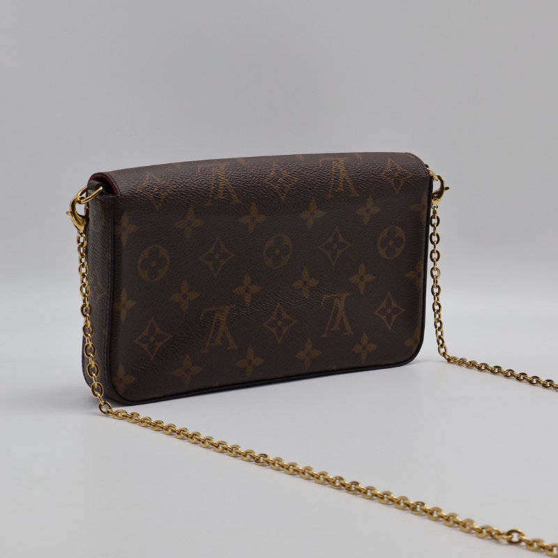LOUIS VUITTON 經典三合一WOC鍊包 - 玫紅-1
