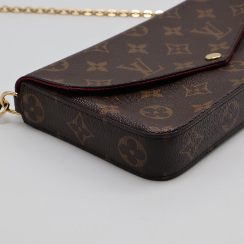 LOUIS VUITTON 經典三合一WOC鍊包 - 玫紅-6