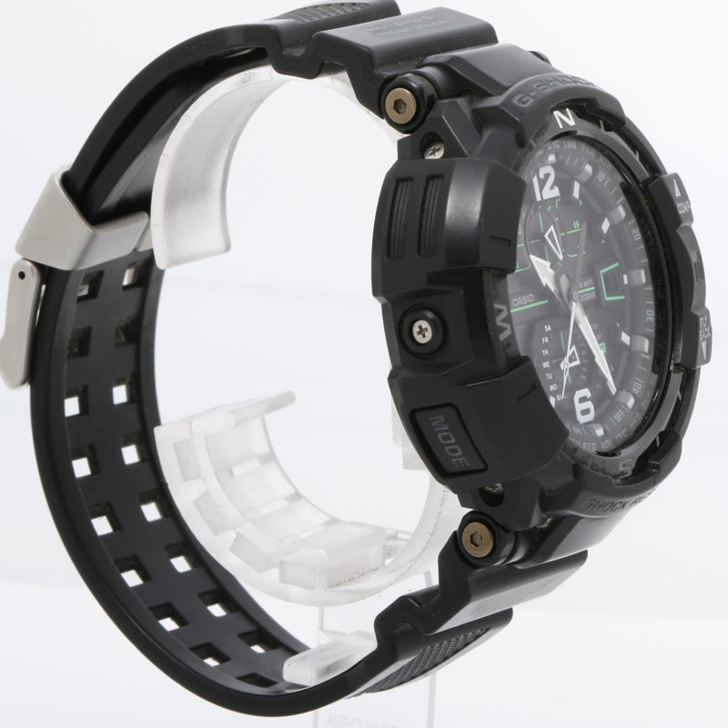 卡西歐 G-SHOCK Master of G Air Gravitymaster GWA11001A3JF 黑色樹脂男士模擬手錶-2