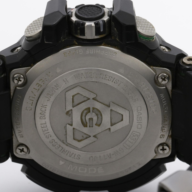 卡西歐 G-SHOCK Master of G Air Gravitymaster GWA11001A3JF 黑色樹脂男士模擬手錶-3