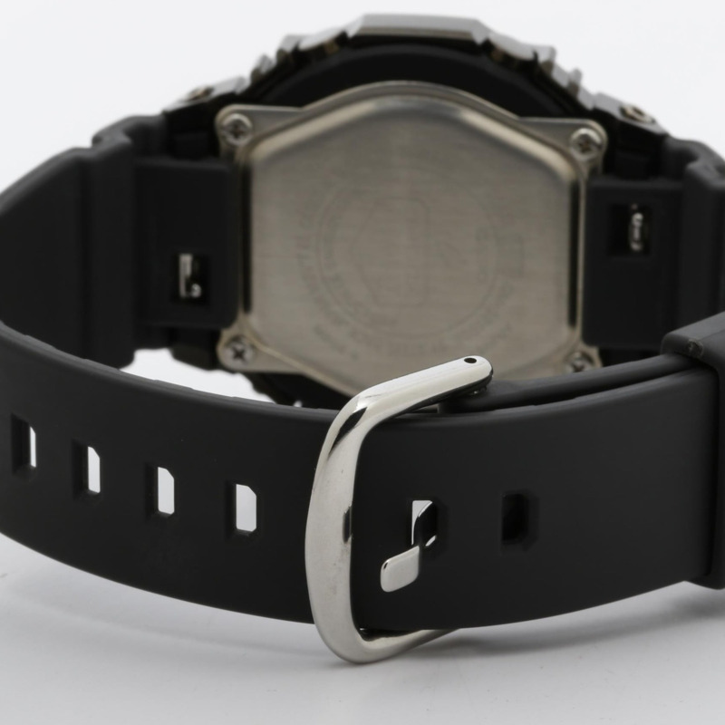 卡西歐 G-SHOCK 指針/數位雙顯女錶 GMS2100B8AJF 黑色錶盤樹脂/不鏽鋼錶殼女式數位指針手錶-4