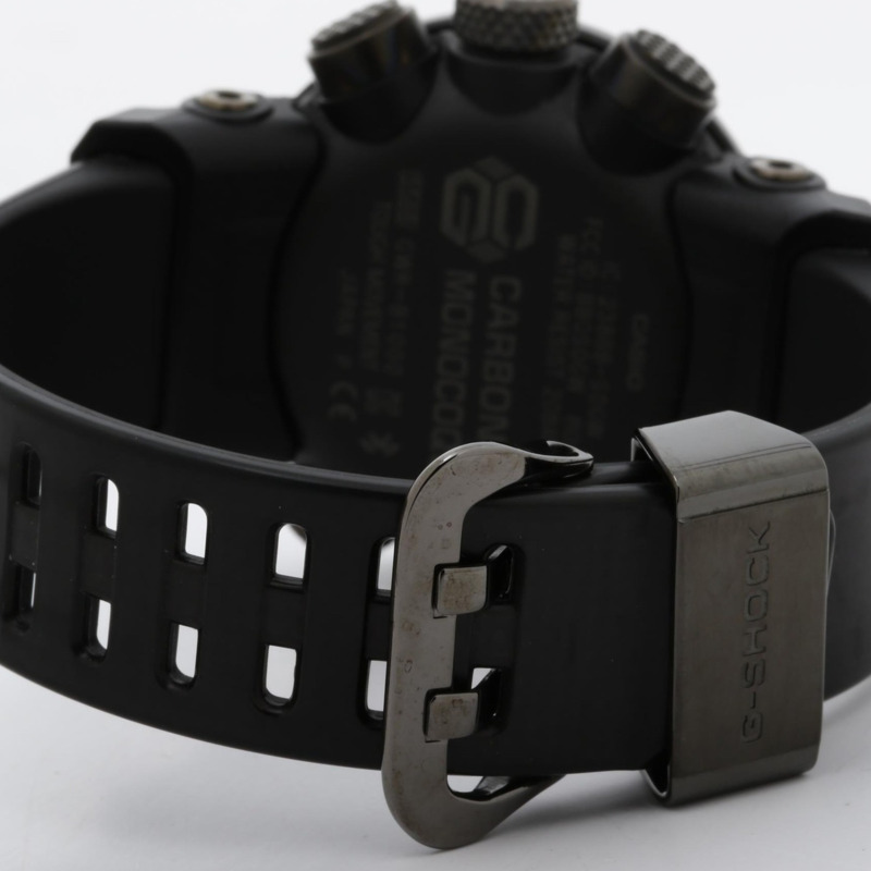 卡西歐 G-SHOCK MASTER OF G AIR GRAVITYMASTER GWRB10001AJF 男士黑色碳纖維紋理模擬腕錶-4