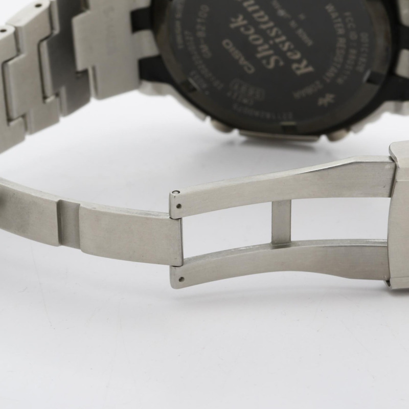 卡西歐 G-SHOCK 全金屬 2100 系列 GMB2100D1AJF 男士數位類比雙顯腕錶，黑色錶盤，不鏽鋼錶殼-5