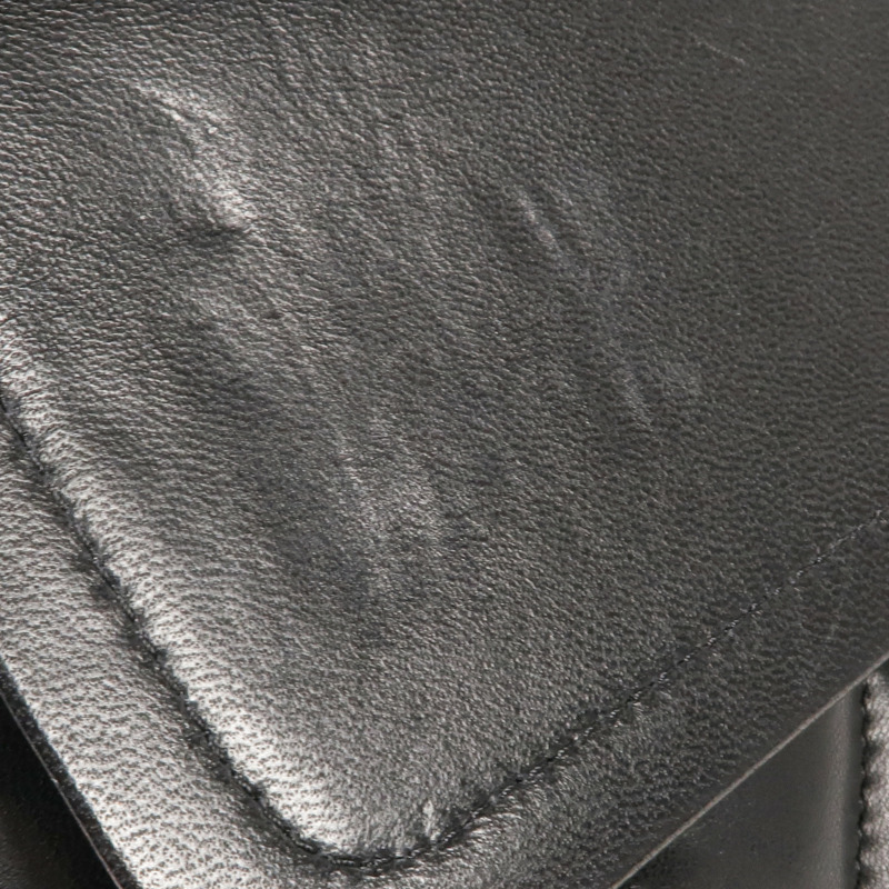 CHANEL 羊皮皮革Maxi Classic銀扣鏈帶肩背袋-14