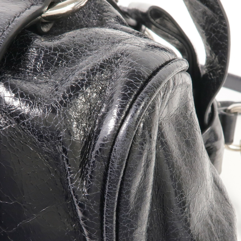 Miu Miu 牛皮皮革2 Way Shoulder銀扣手挽肩背兩用袋-5