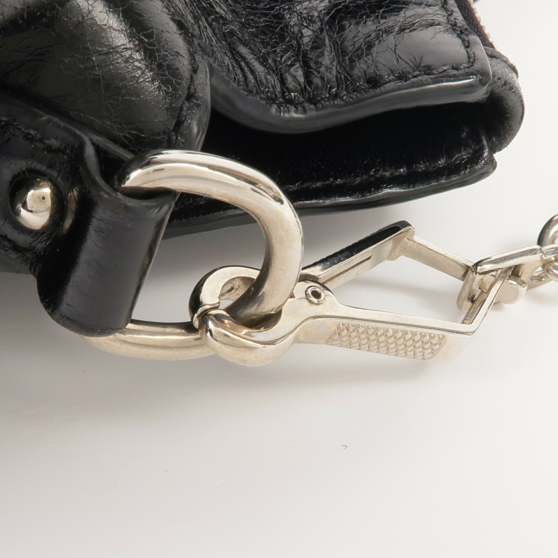 Miu Miu 牛皮皮革2 Way Shoulder銀扣手挽肩背兩用袋-9