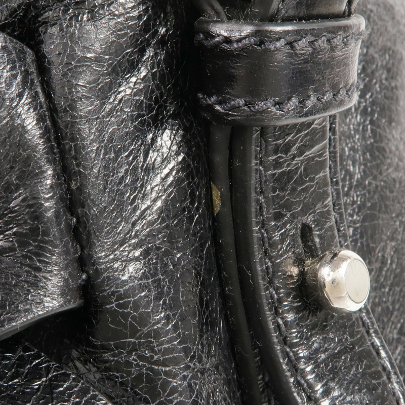 Miu Miu 牛皮皮革2 Way Shoulder銀扣手挽肩背兩用袋-12