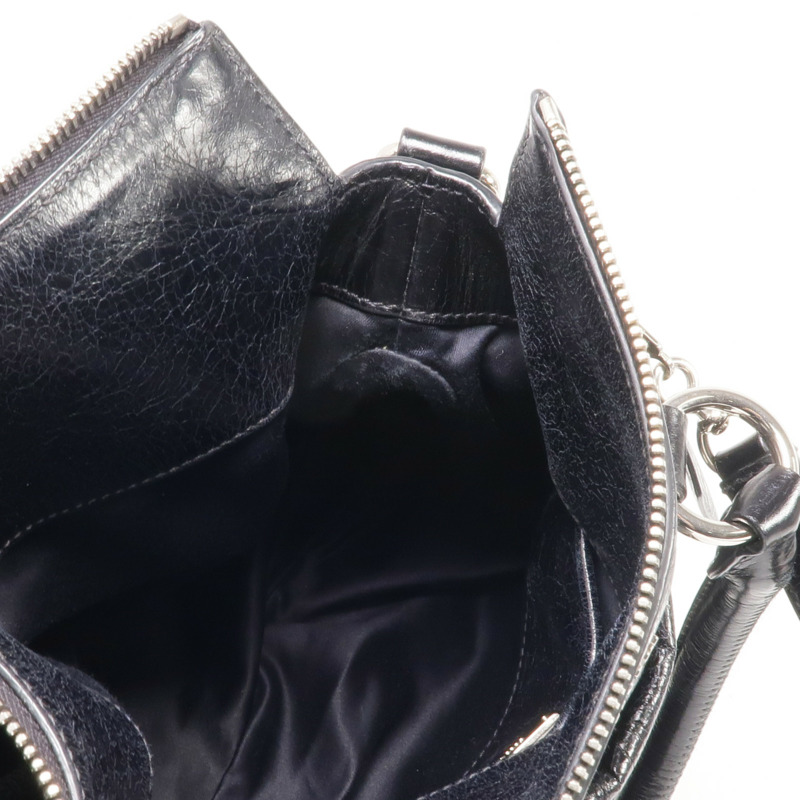 Miu Miu 牛皮皮革2 Way Shoulder銀扣手挽肩背兩用袋-14