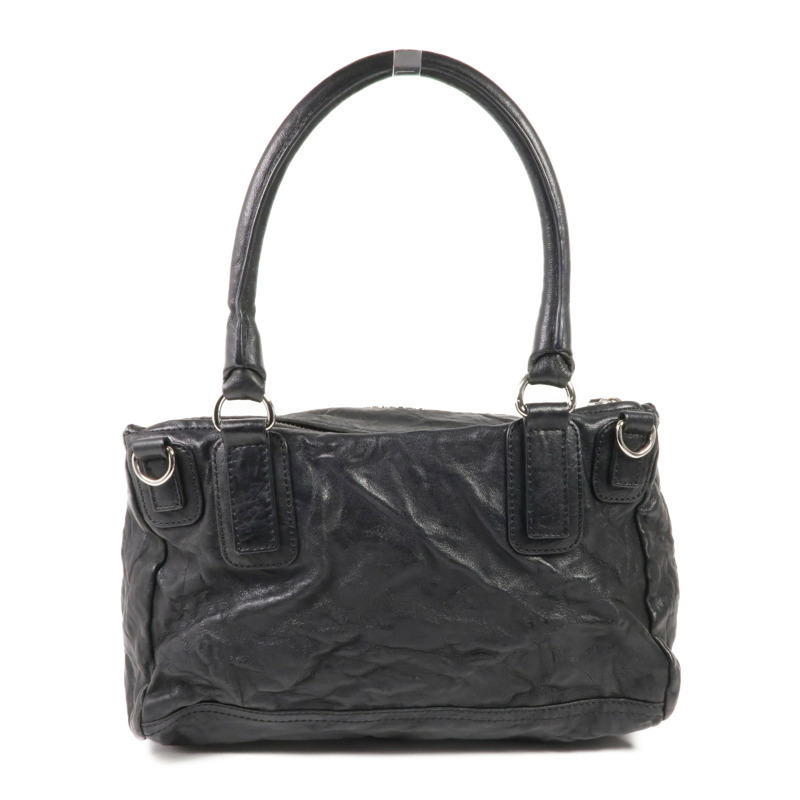 GIVENCHY 牛皮皮革Pandora Medium銀扣手挽肩背兩用袋-1