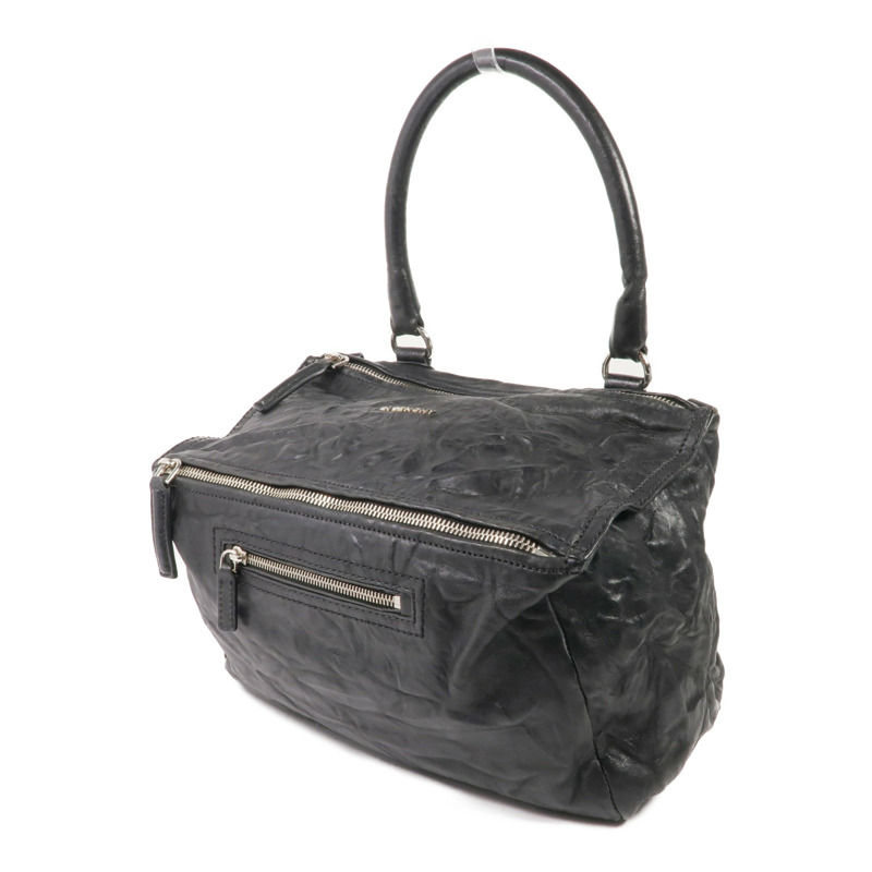 GIVENCHY 牛皮皮革Pandora Medium銀扣手挽肩背兩用袋-2